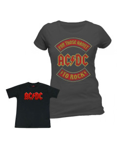 Duo-rocksæt | AC/DC Mors T-shirt & T-shirt til børn 